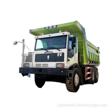 Cina 2022 6x4 420 CV OFF Autostrada Autostrada Truck elettrico Truck elettrico Breton 90E Trasporto di fango sul sito Electric Heavy Truck